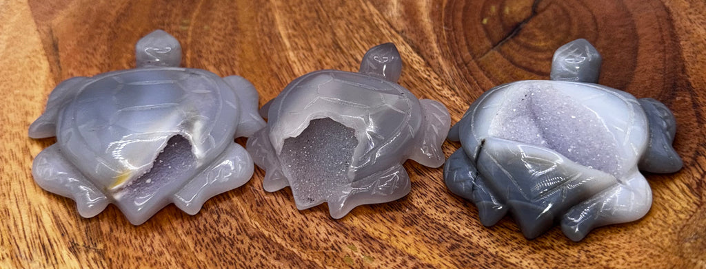 Agate Geode Turtles