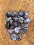 Tumbled Chevron Amethyst