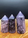 Charoite Crystal Tower